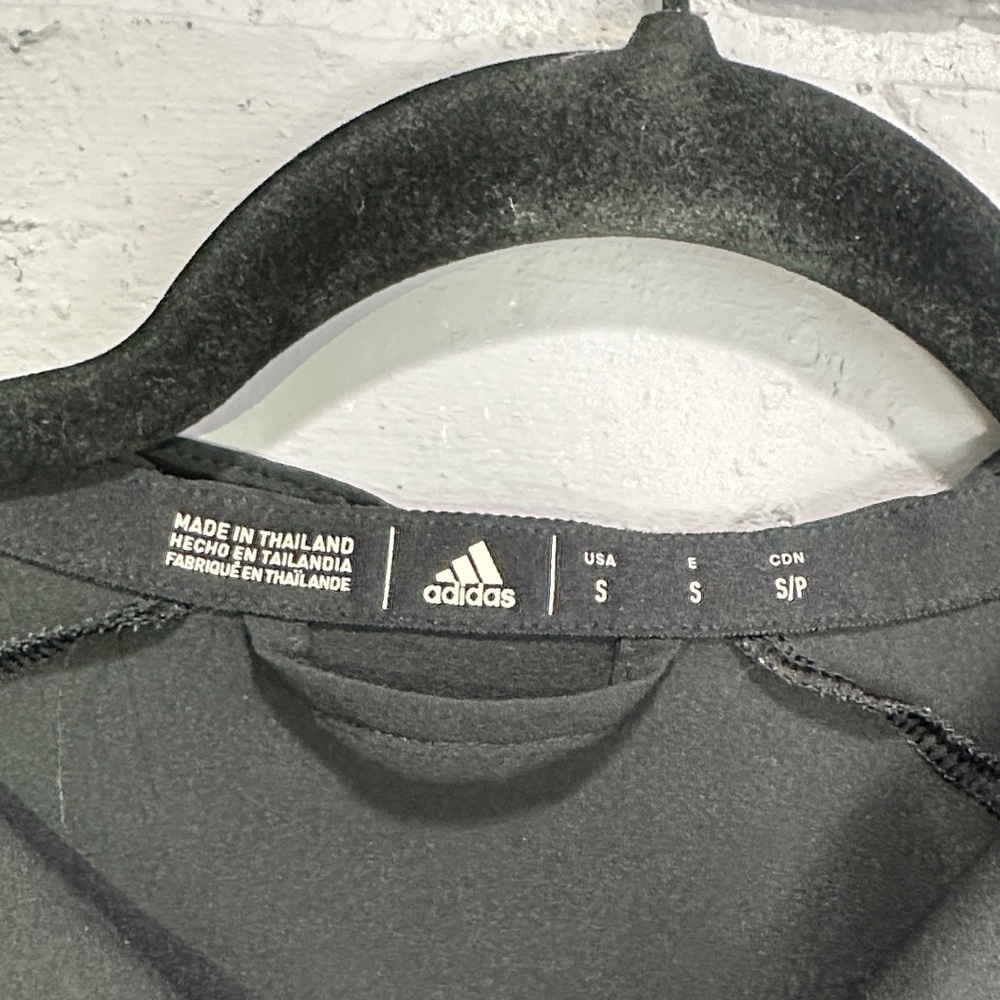 NWOT Adidas Black Half-Zip Hoodie size S - Picture 2 of 7